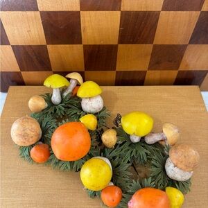 Mushroom Candle Ring Set Deldan Designs inc Made in Italy for NY